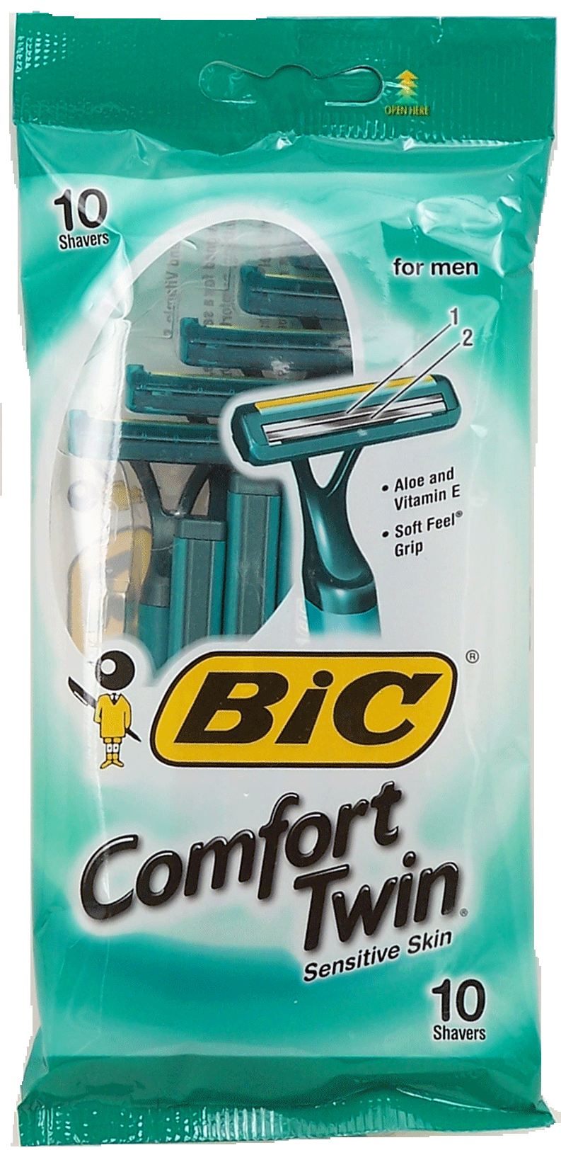 Bic&nbsp;Comfort Twin&nbsp;disposable razors for men with sensitive skin Full-Size Picture
